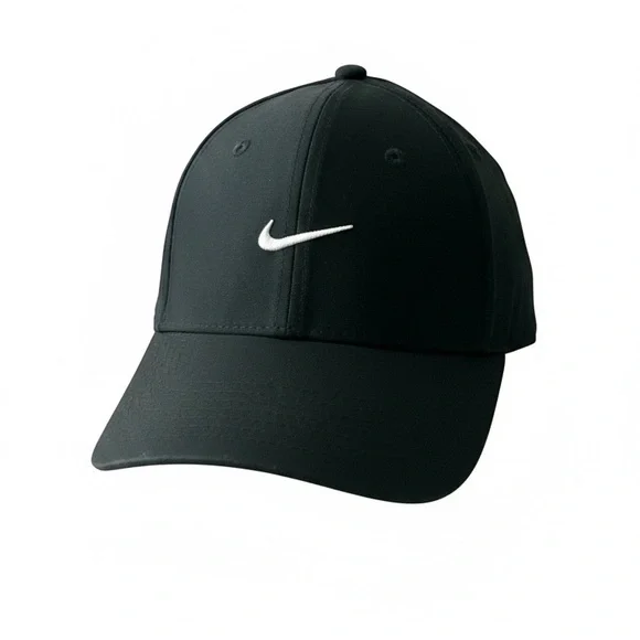 Nike Black Swoosh Baseball Cap - Picture 2 of 3